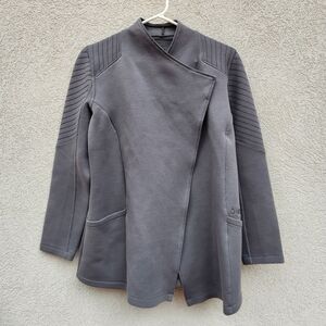 5.11 Tactical Women's Audrey Cover Up Cross Snap Coat Small Gray Jacket Outdoors